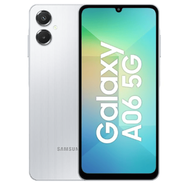 Samsung Galaxy A06 5G 50MP Dual Camera   4 Gen Updates   IP54   Voice Focus